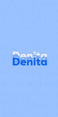 Name DP: Denita