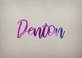 Denton Watercolor Name DP