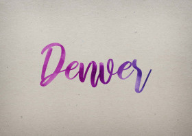 Denver Watercolor Name DP