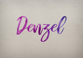 Denzel Watercolor Name DP