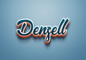 Cursive Name DP: Denzell