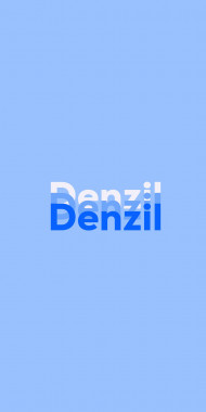 Name DP: Denzil