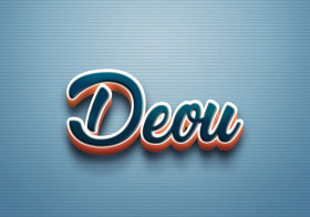 Cursive Name DP: Deou