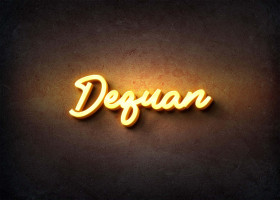 Glow Name Profile Picture for Dequan