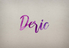 Deric Watercolor Name DP