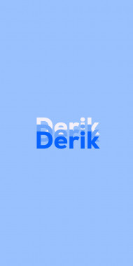 Name DP: Derik