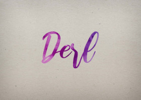 Derl Watercolor Name DP