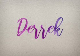Derrek Watercolor Name DP