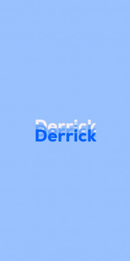 Name DP: Derrick