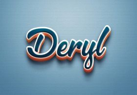 Cursive Name DP: Deryl