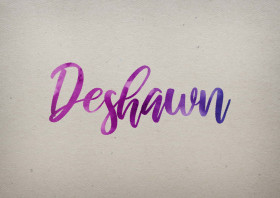 Deshawn Watercolor Name DP