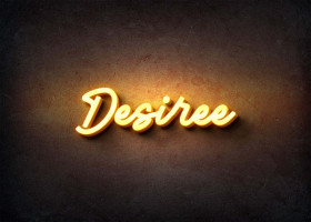 Glow Name Profile Picture for Desiree