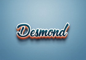Cursive Name DP: Desmond