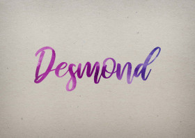 Desmond Watercolor Name DP