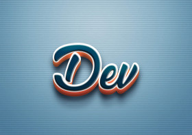 Cursive Name DP: Dev
