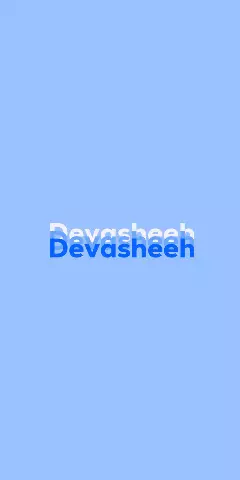 Name DP: Devasheeh