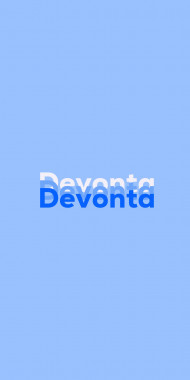 Name DP: Devonta