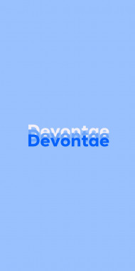 Name DP: Devontae