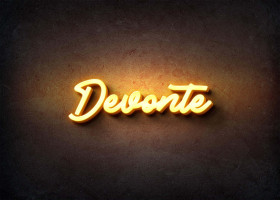Glow Name Profile Picture for Devonte