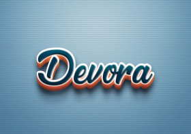 Cursive Name DP: Devora