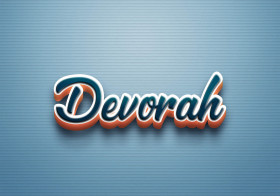 Cursive Name DP: Devorah