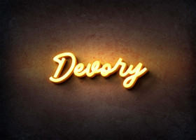Glow Name Profile Picture for Devory