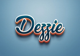 Cursive Name DP: Dezzie
