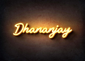 Glow Name Profile Picture for Dhananjay