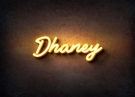 Glow Name Profile Picture for Dhaney