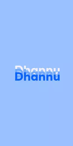Name DP: Dhannu