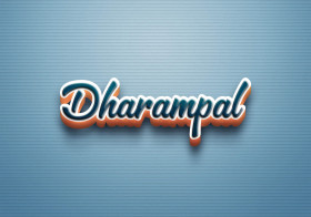 Cursive Name DP: Dharampal