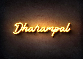 Glow Name Profile Picture for Dharampal