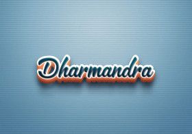 Cursive Name DP: Dharmandra