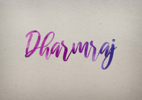 Dharmraj Watercolor Name DP