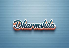 Cursive Name DP: Dharmshila