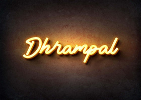 Glow Name Profile Picture for Dhrampal