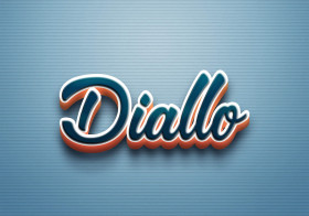 Cursive Name DP: Diallo