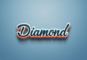 Cursive Name DP: Diamond