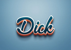 Cursive Name DP: Dick