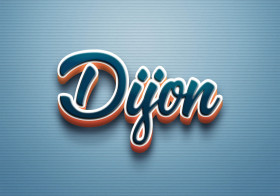 Cursive Name DP: Dijon