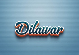 Cursive Name DP: Dilawar