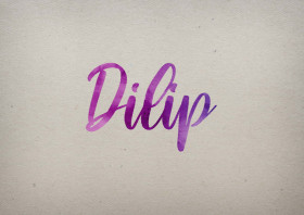 Dilip Watercolor Name DP