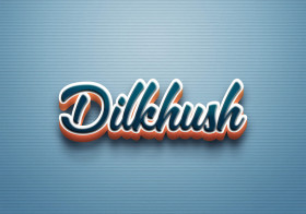 Cursive Name DP: Dilkhush