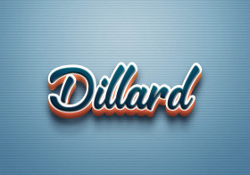 Cursive Name DP: Dillard