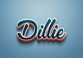 Cursive Name DP: Dillie