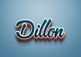 Cursive Name DP: Dillon