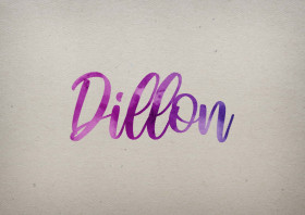 Dillon Watercolor Name DP