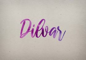 Dilvar Watercolor Name DP