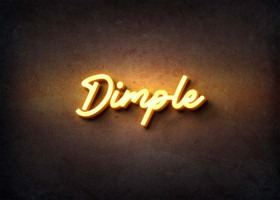 Glow Name Profile Picture for Dimple