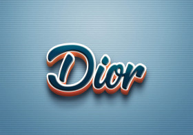 Cursive Name DP: Dior